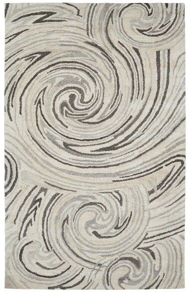 Dynamic Rugs POSH 7811-717 Ivory and Grey